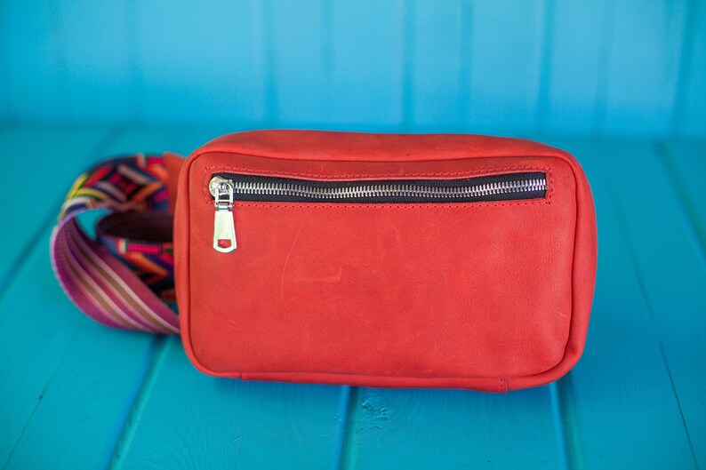 Crossbody Leather Bag Minimalist Leather Belt Bag Etsy