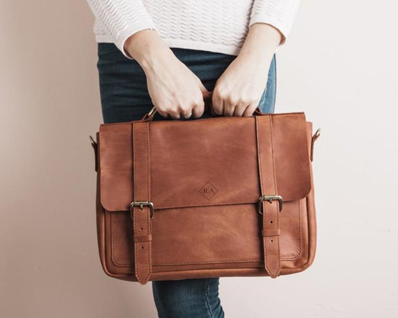 Monogrammed briefcase sale