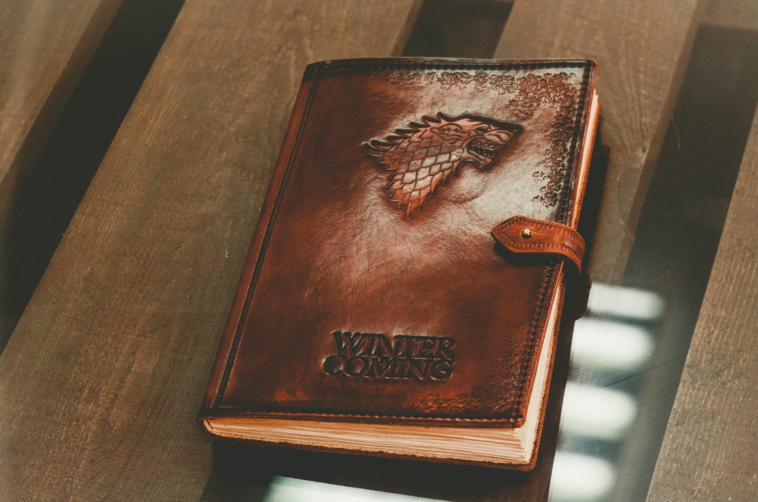 Leather notebook Game of Thrones notebook GOT gift notepad Etsy