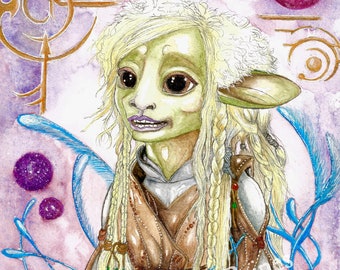 Gentle Deet Prints - Dark Crystal Fan Art - Available A5 and A4 size
