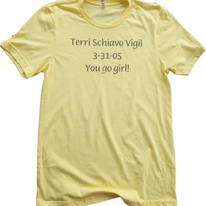 Terri Schiavo Vigil Short-Sleeve Unisex T-Shirt image 1