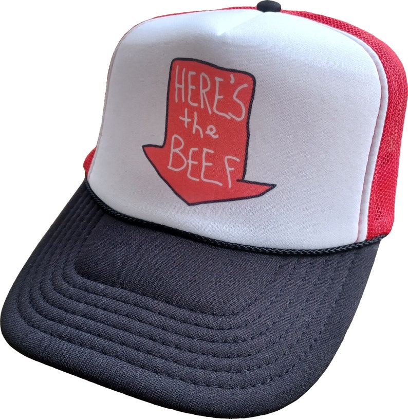 Here's the Beef Trucker Hat Etsy