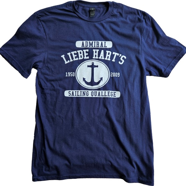 Admiral Liebe Hart's Sailing Quallege Short-Sleeve Unisex T-Shirt