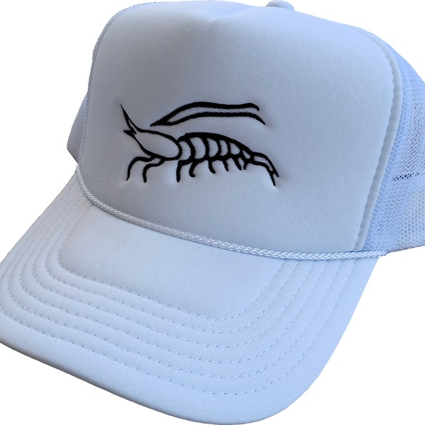 Beaver Boys Shrimp Embroidered Trucker Hat