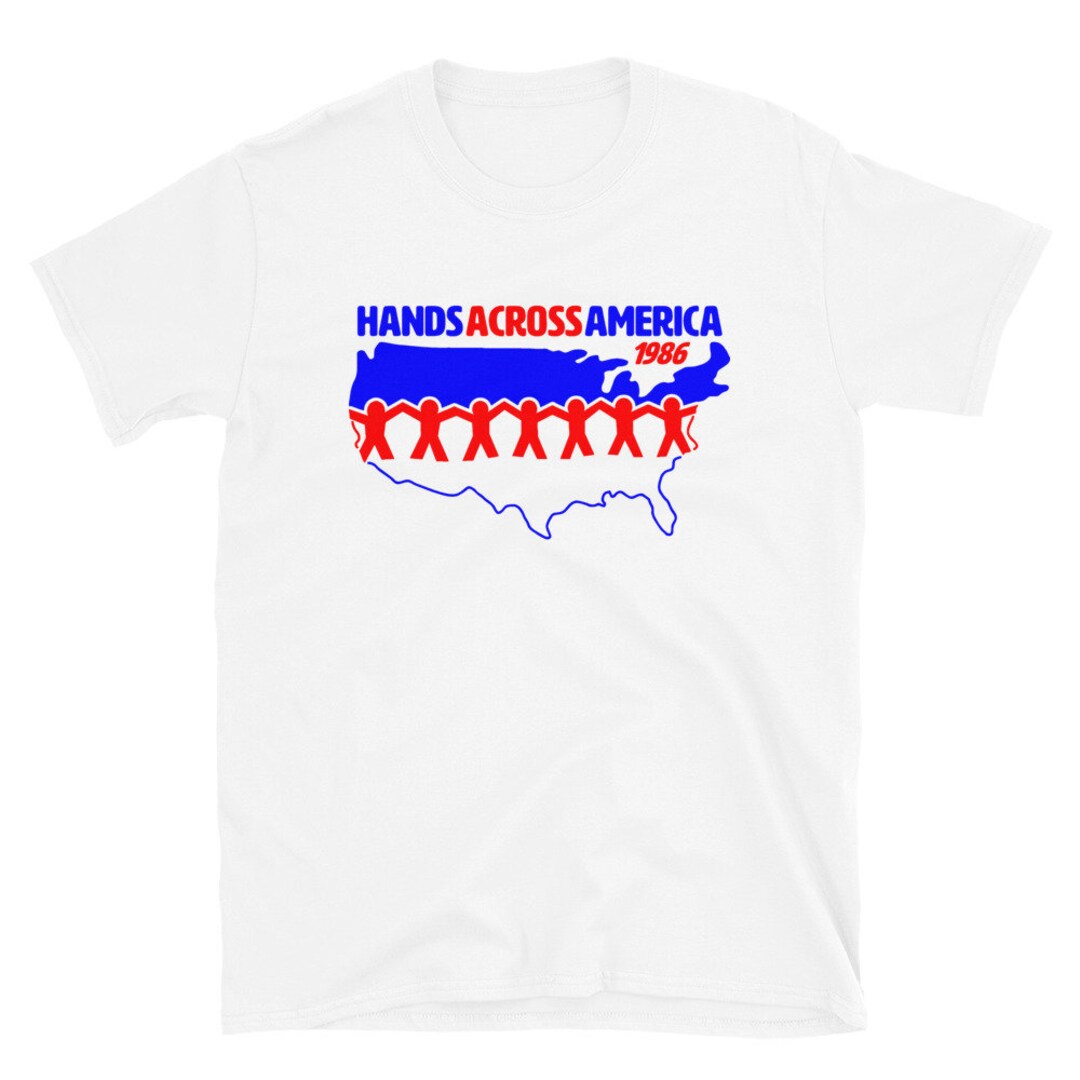 Hands Across America 1986 Short-sleeve Unisex T-shirt - Etsy