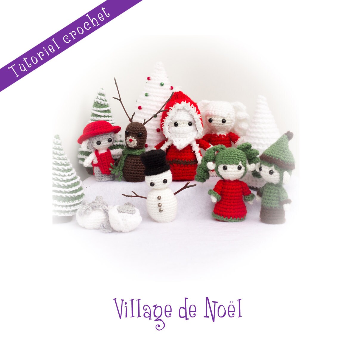 Pack De Tutoriel Au Crochet Village Complet De Noel Etsy