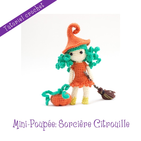 10 maison de poupées miniature Sorcières Citrouille Vert