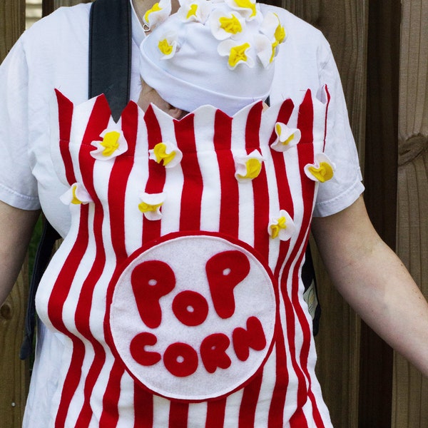 Popcorn Halloween Costume For Soft Structured Baby Carriers / Lillebaby / Ergo / Tula / Baby Carrier Costume / Baby Halloween Costume