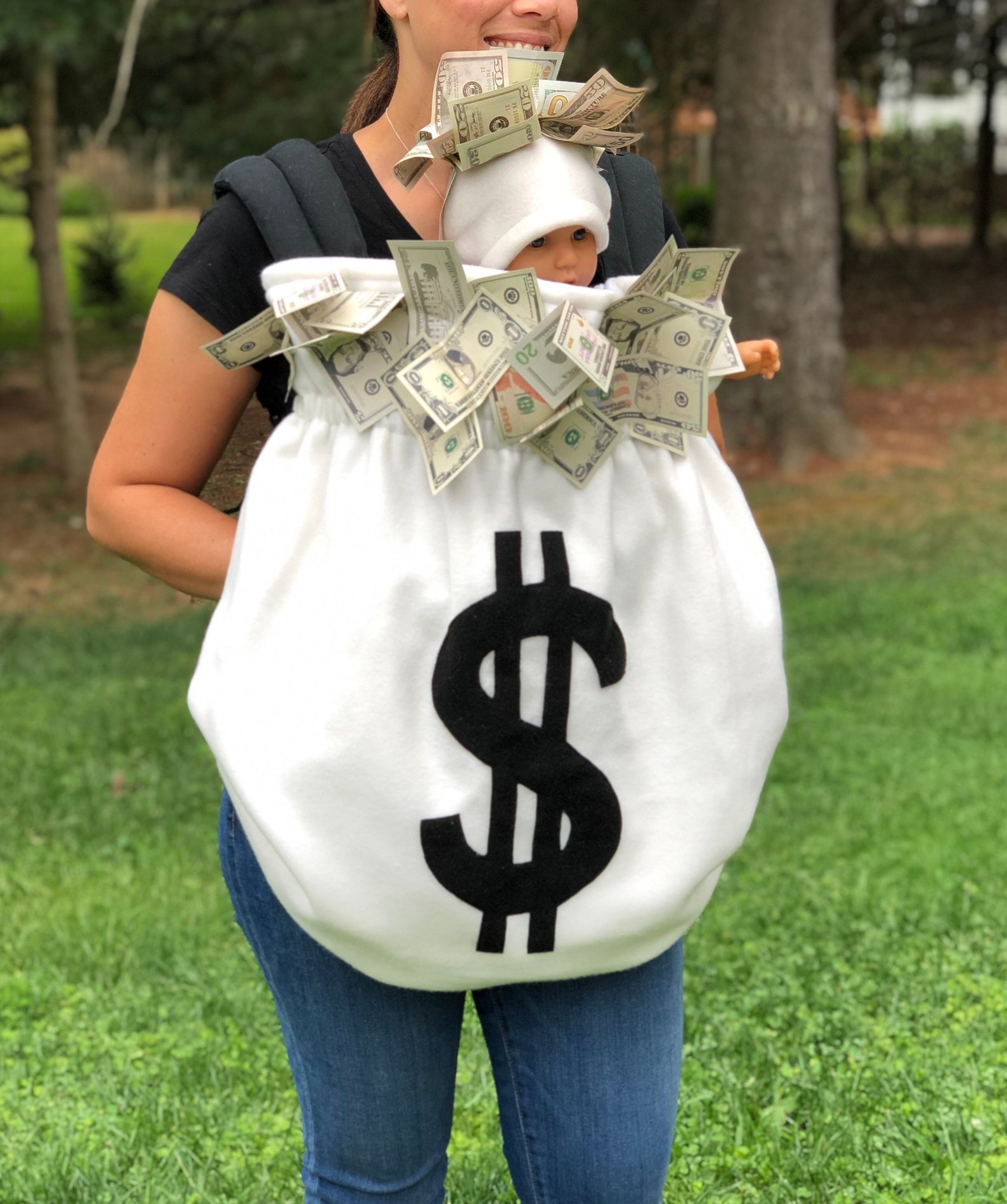 The Money Bag Halloween Costume for Baby Carriers Lillebaby Etsy