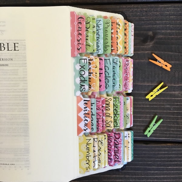 Bible Tabs w/Laminating Stickers