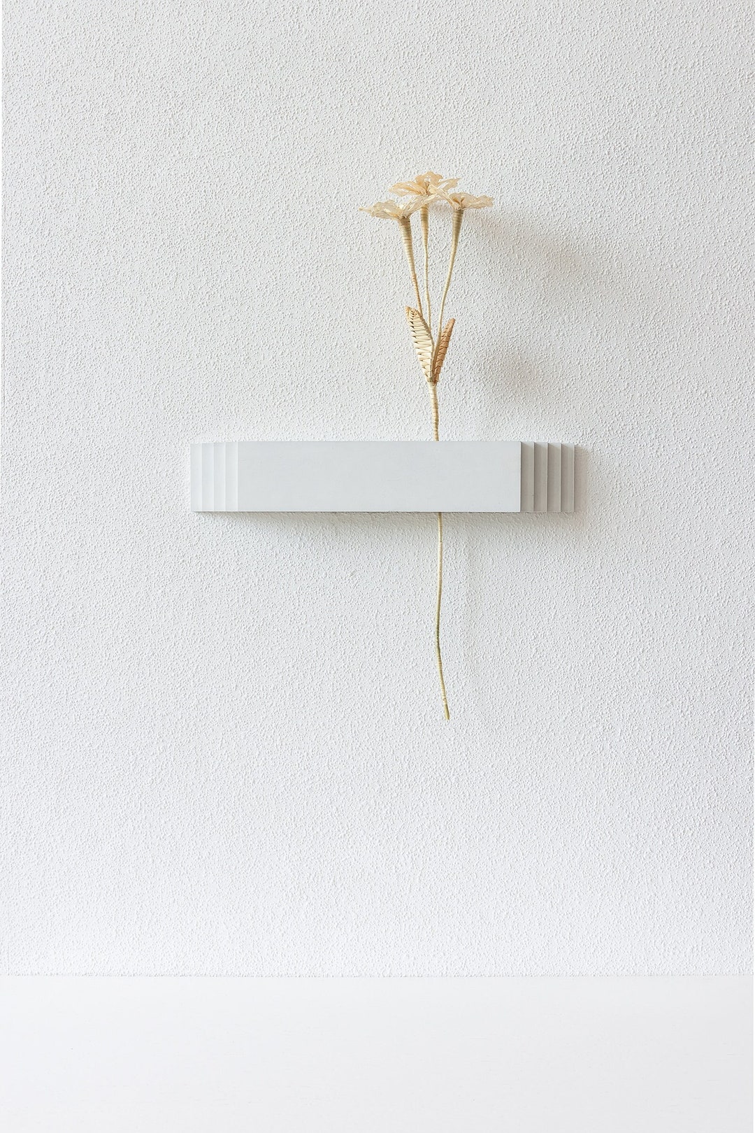 Wall Vase Holder for Dried Flowers Wood Decor Wall Hanging Minimalist