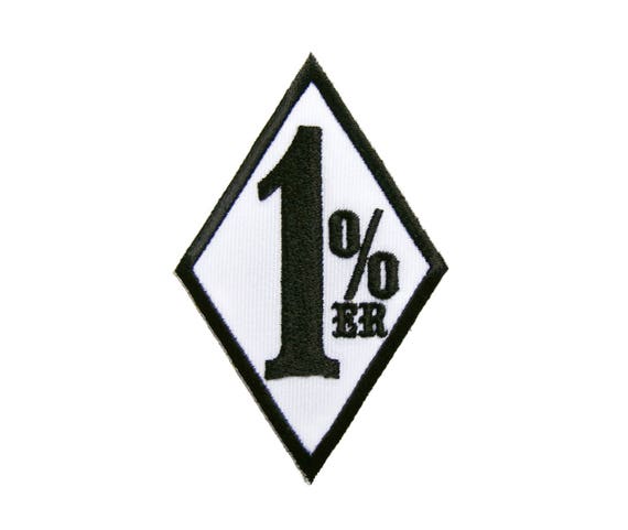 1/%er Biker Patch Sew-on Motorcycle Embroidered Patch