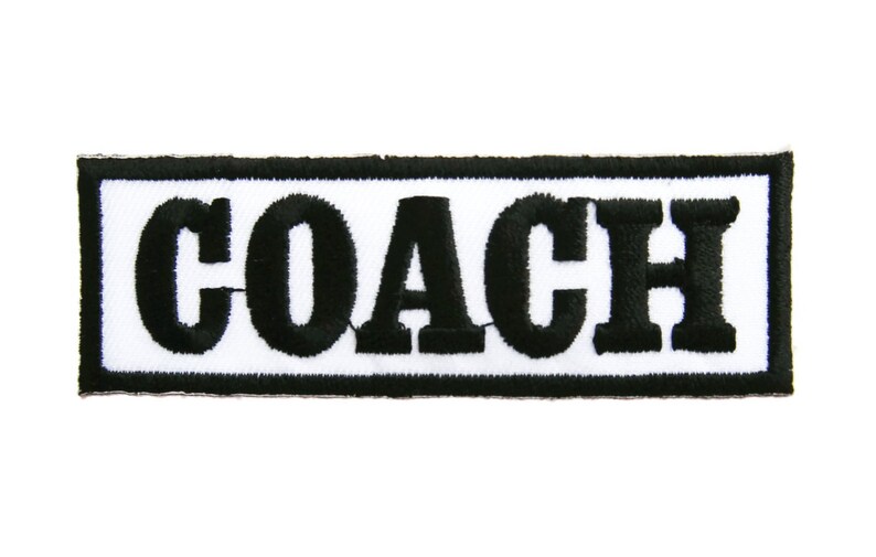 COACH Embroidered Applique Iron on Patch Etsy Canada