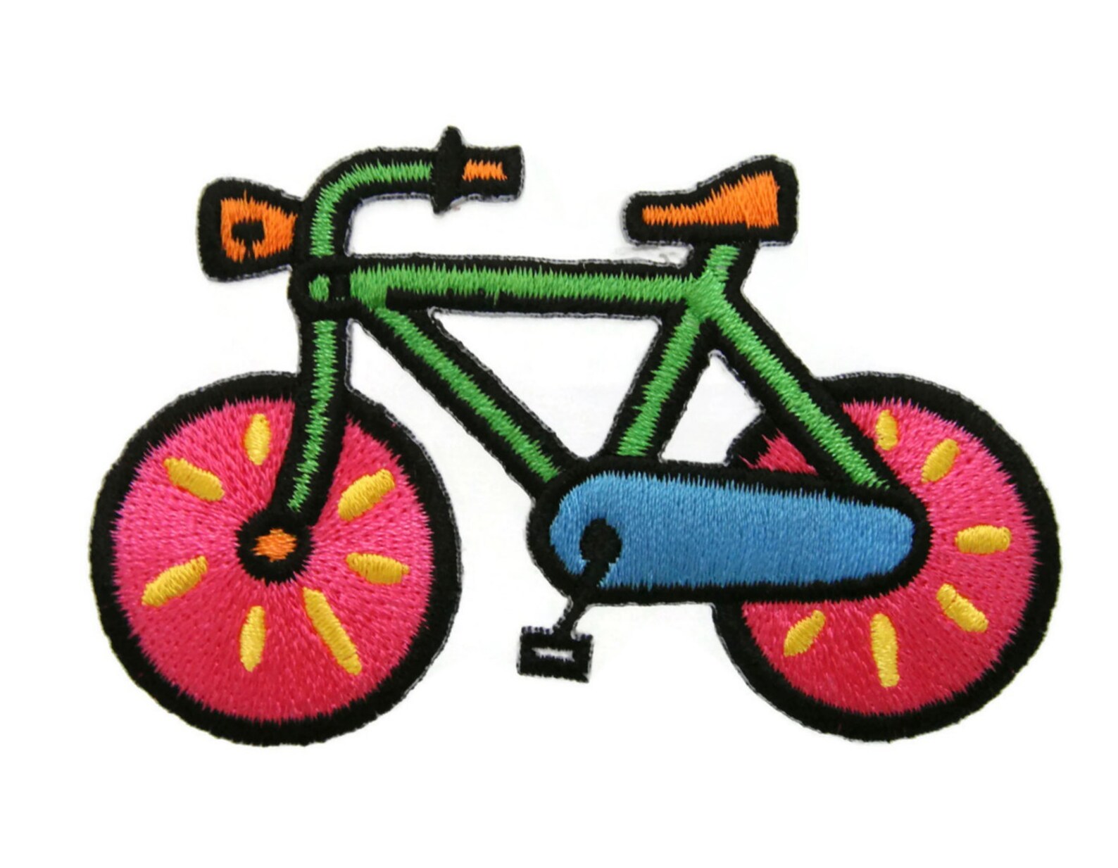 Bicycle Bike Embroidered Sew Iron on Applique Patches Etsy