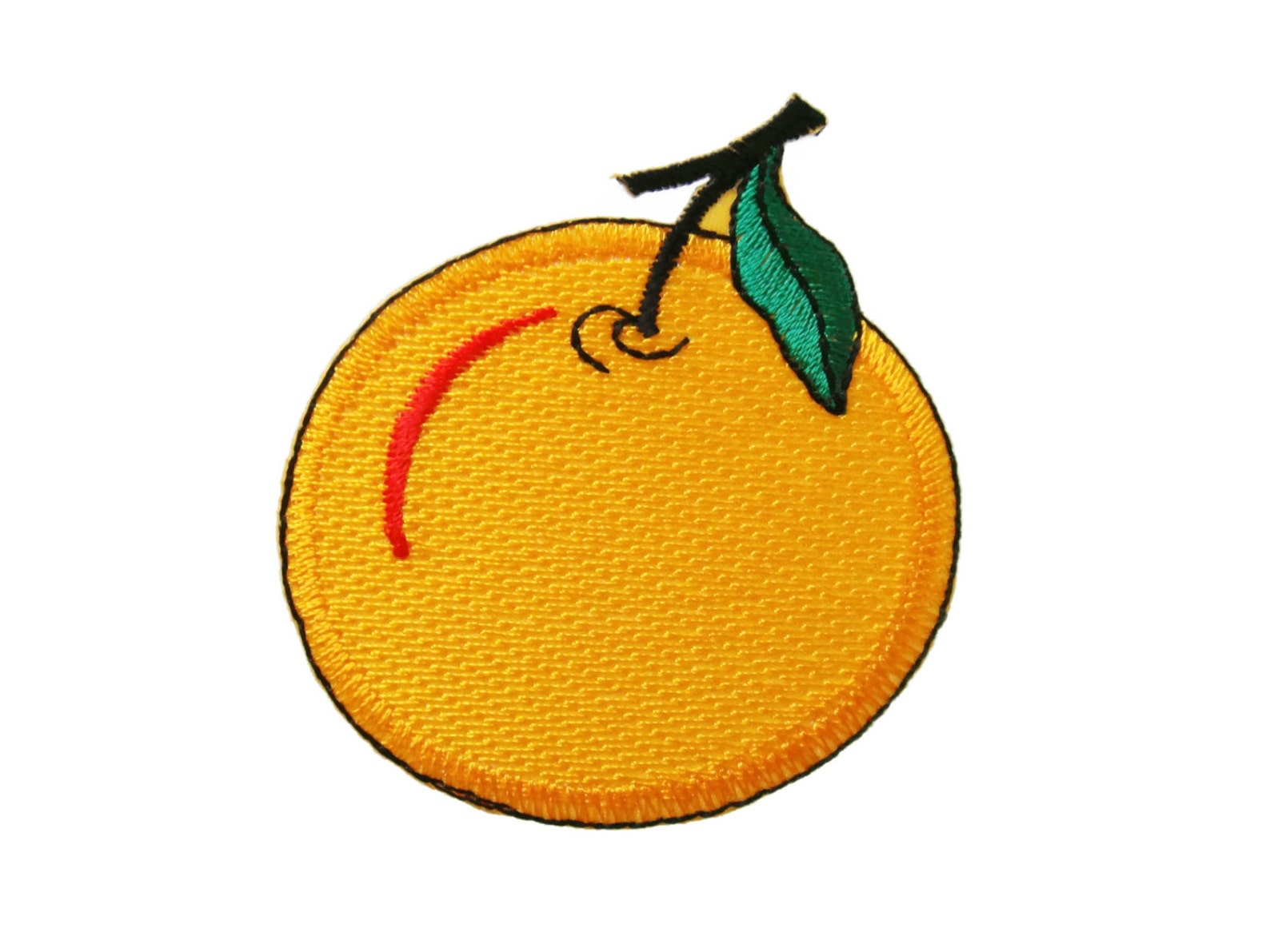 Orange Fruit DIY Applique Iron on Patch Etsy
