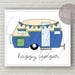 Happy Camper 8x10inch Printable Digital Download Camper - Etsy