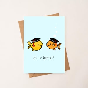 C'est O-Fish-Al ! Carte de remise des diplômes imprimable à téléchargement numérique