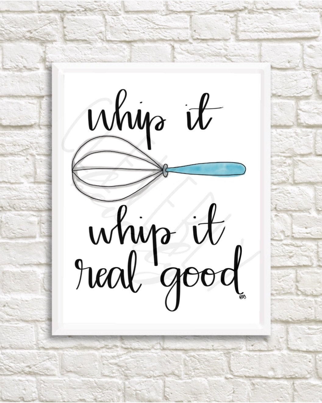Whip It Whip It Real Good 8x10inch A4 Digital Download Etsy