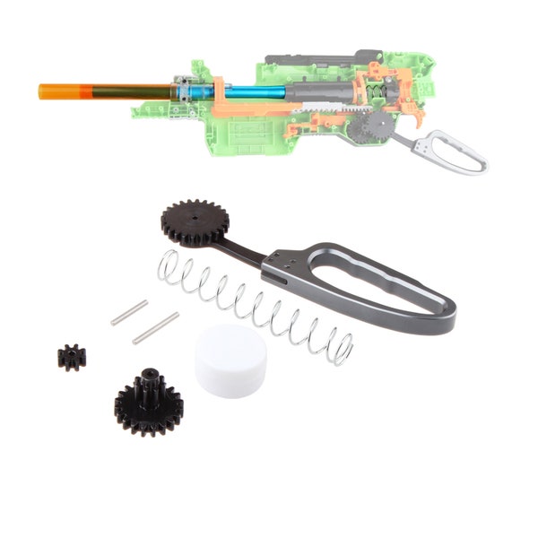 Worker Mod Upgrade Metall Zahnrad Pull Rod Kits für Nerf Zombie Strike Sling Fire Spielzeug