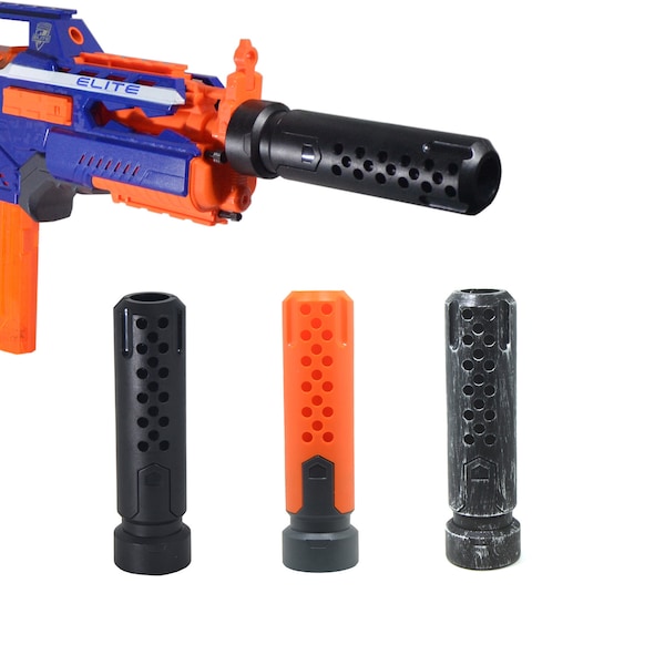 Tactical Silencer Barrel Extension for Nerf Modify Toy