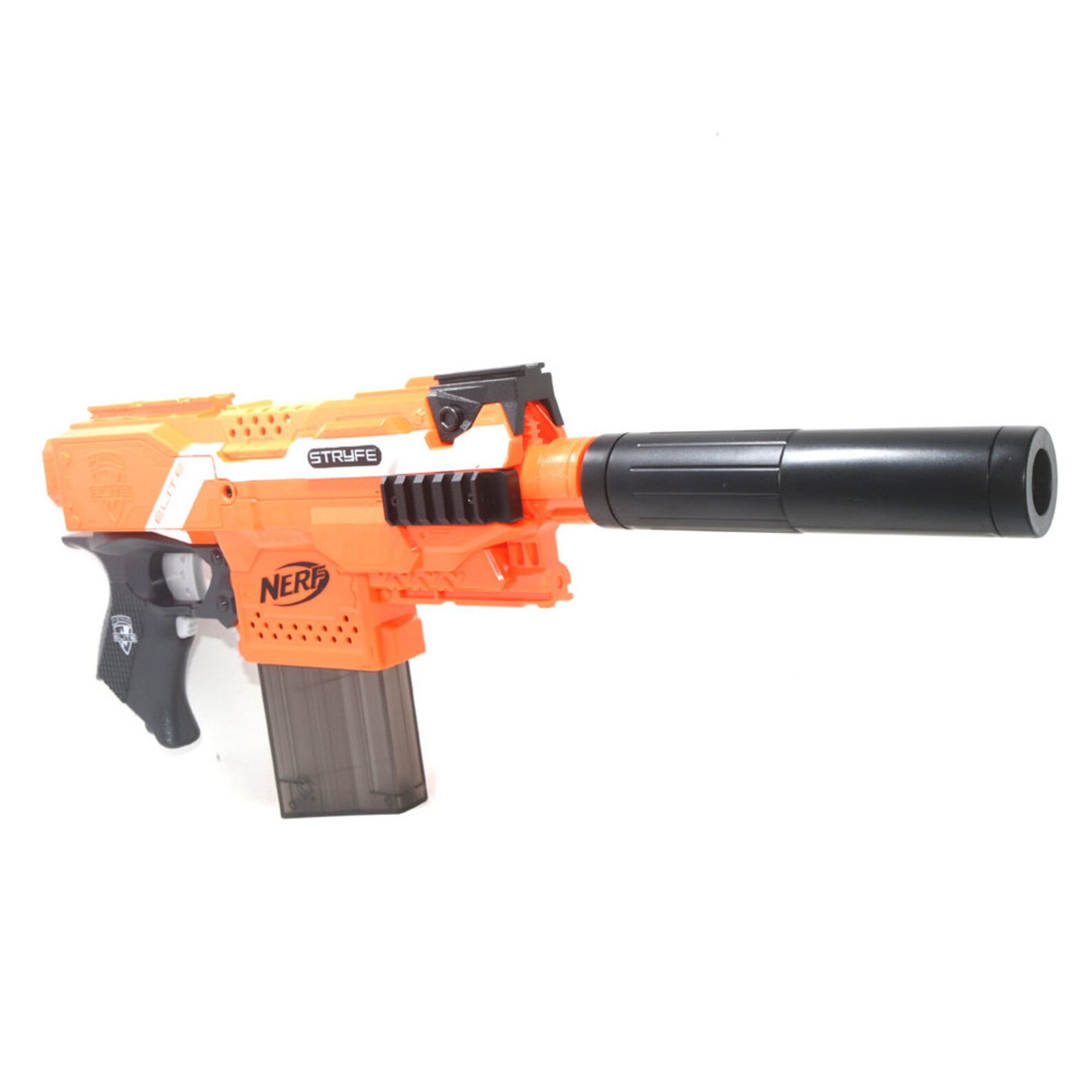 Tactical Barrel Extension Attachment Black for Nerf Nstrike Etsy