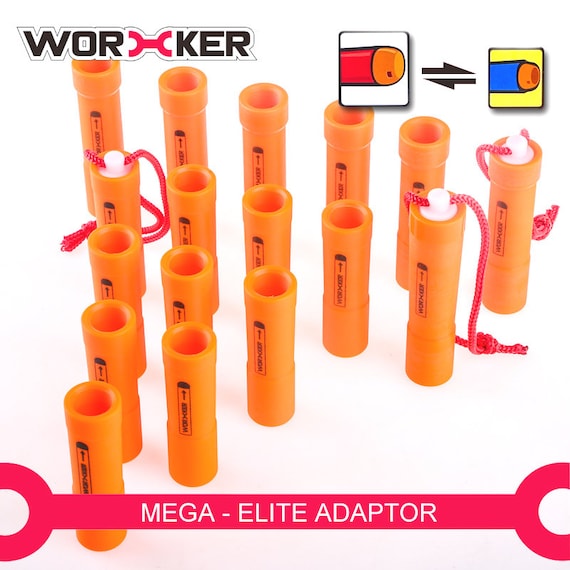 Worker Mega to Elite Adapter for Nerf Mega BigShock - Blaster-Time