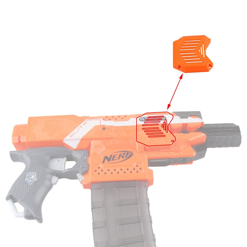 Worker Mod 180 Motor Flywheel Kits Motor Cover For Nerf Stryfe Etsy