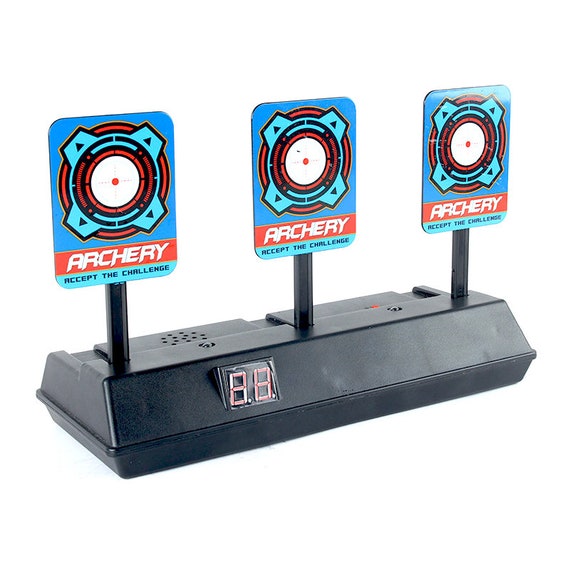 Tactique Electric Shooting Scoring Cible Auto Digital Target For Nerf Soft  fléchettes Jeux -  France