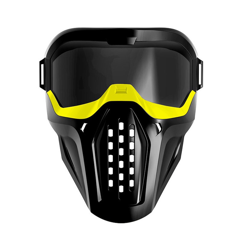 Blastermod Tactical Face Mask Protective Eyeglass for Nerf Etsy