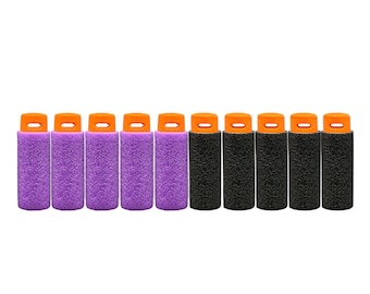200PCS Stefan Short Darts Hollow Orange Tip 1.0g Half Length for Nerf Blaster Modify Toy