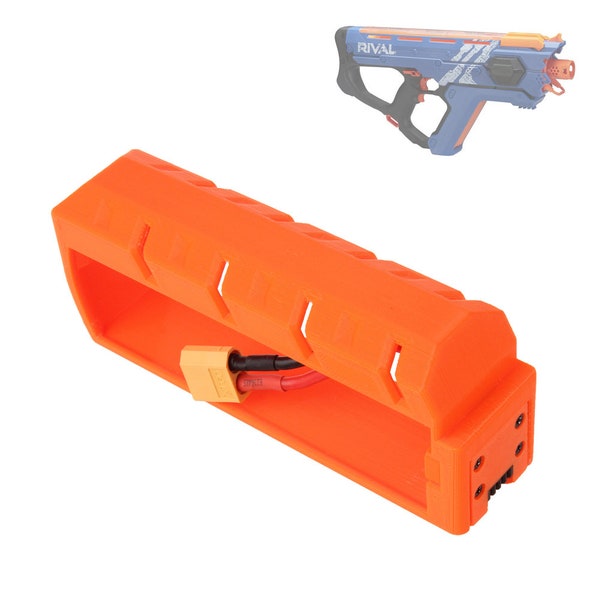 Worker Mod F10555 Extended Lipo Battery Cover 3D Printed for Nerf Rival Perses MXIX-5000 Modify Toy