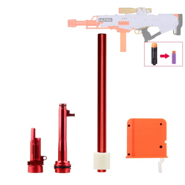 WORKER MOD Kurze Dart Upgrade Tube Kits Metall für Nerf Ultra Pharao h Blaster modifizieren Spielzeug