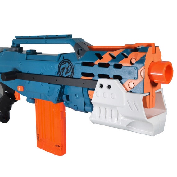  NERF Longstrike Modulus Toy Blaster with Barrel Extension,  Bipod, Scopes, 18 Elite Darts & 3 Six-Clips ( Exclusive) : Toys &  Games