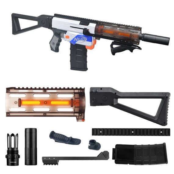 Worker AWP Sniper Bolt ButtStock Kit for Nerf Retaliator