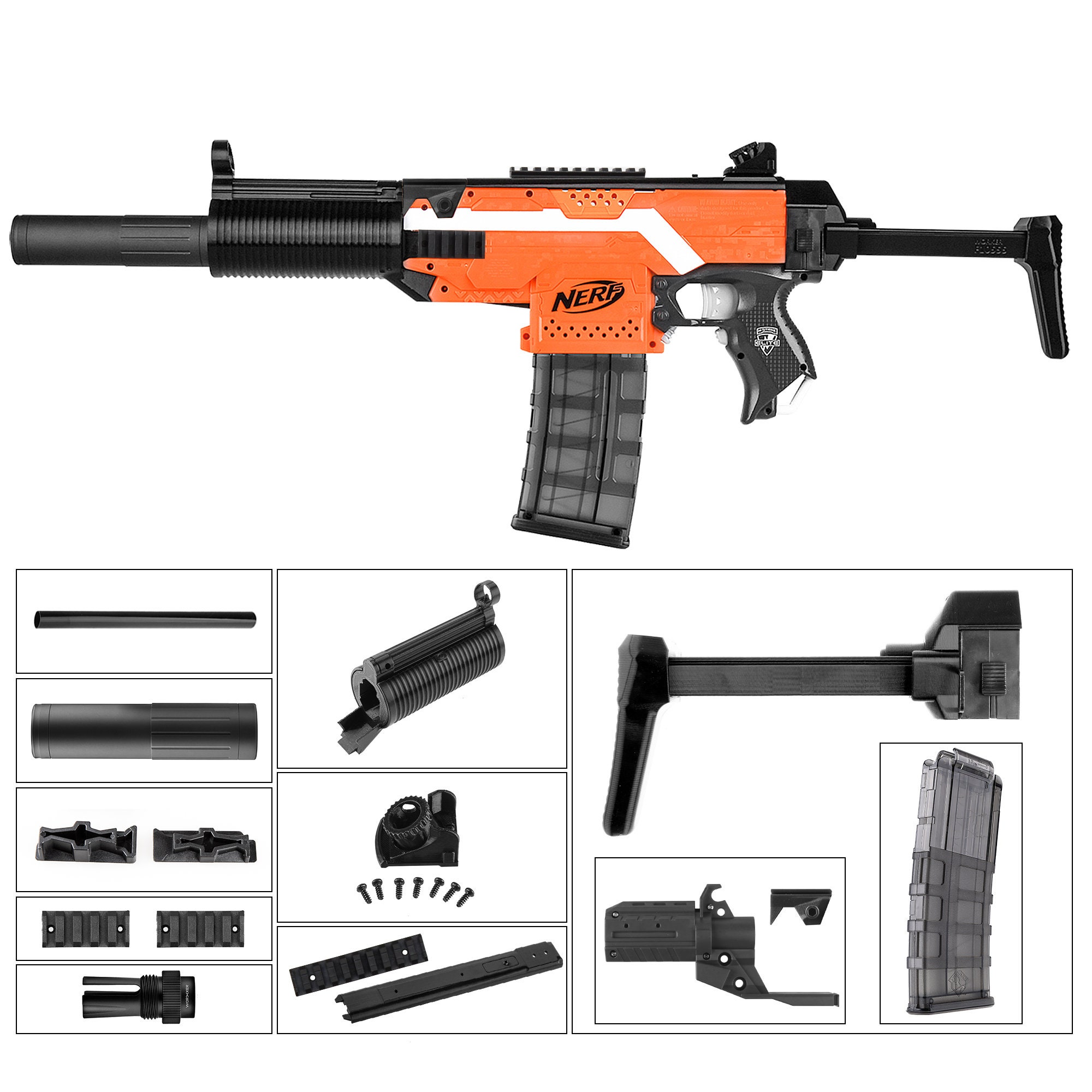 REPLICA] Nerf AK-47  Stryfe Mod / 3D printed attachment by TERIN 