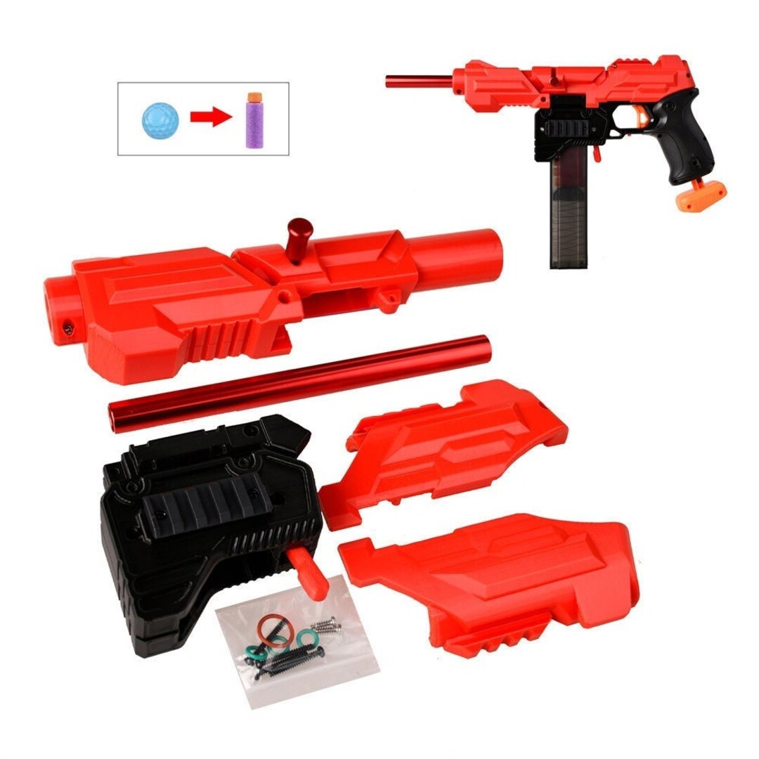 Worker Mod Short Darts Conversion Kit 3D Print for Nerf Rival Knockout