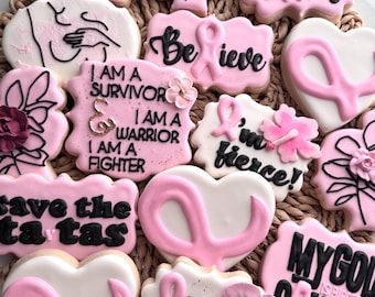 Breast Cancer Awareness Cookies