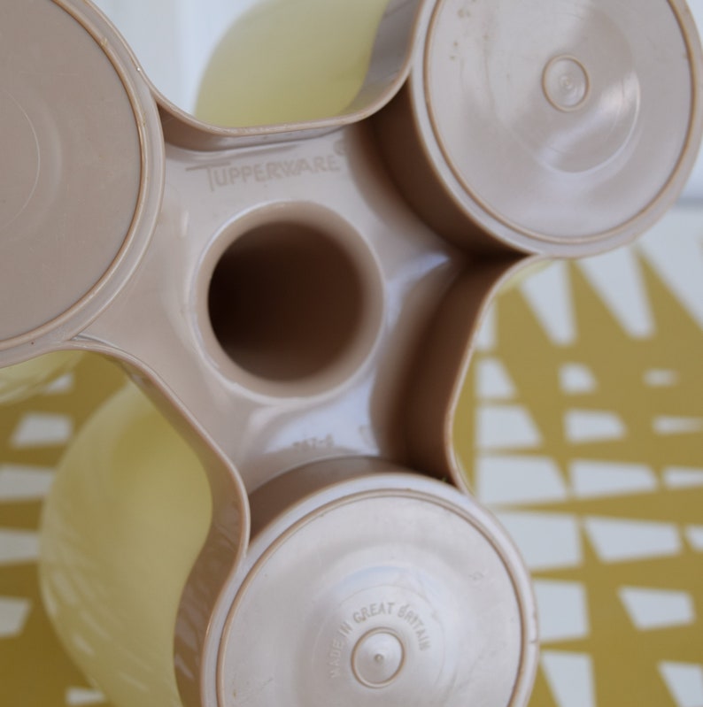 Vintage Tupperware Condiment Caddy Serving 3 Bowls Retro Etsy UK