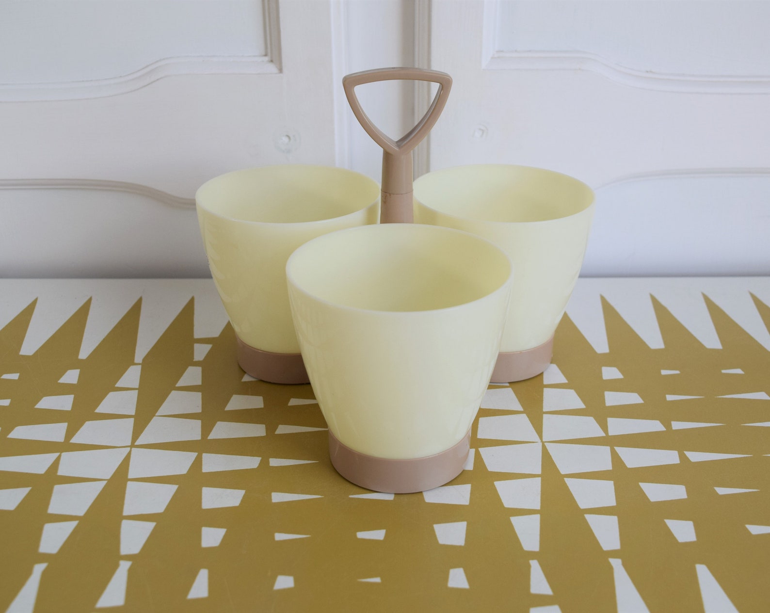 Vintage Tupperware Condiment Caddy Serving 3 Bowls Retro Etsy UK