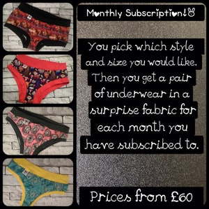 Monthly Scrundies 6 Month Subscription image 1