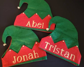 Custom Elf Hat | Personalized | Winter Holidays & Christmas