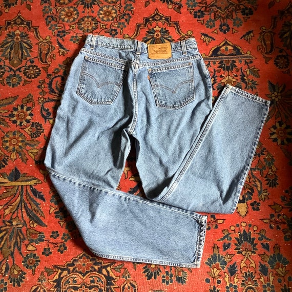 1980s 1990s Levi’s 912 Orange Tag Juniors Size 15… - image 2