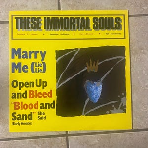 Diese unsterblichen Seelen heiraten mich (Lie Lie) Mute 1987 UK Pressing VG + Rare Post Punk Rowland S. Howard Goth Nick Cave Swell Maps