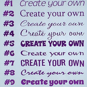 Vinyl Letters Etsy