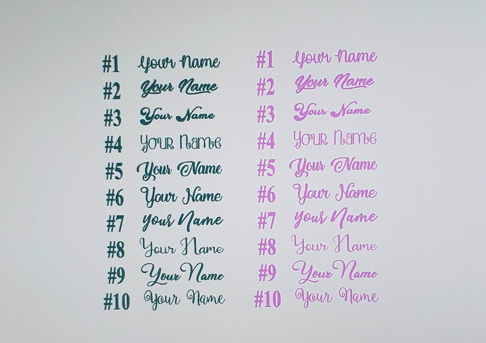 Personalized Boat Name Sticker 10x50 Custom Boat Name Decal Stickers