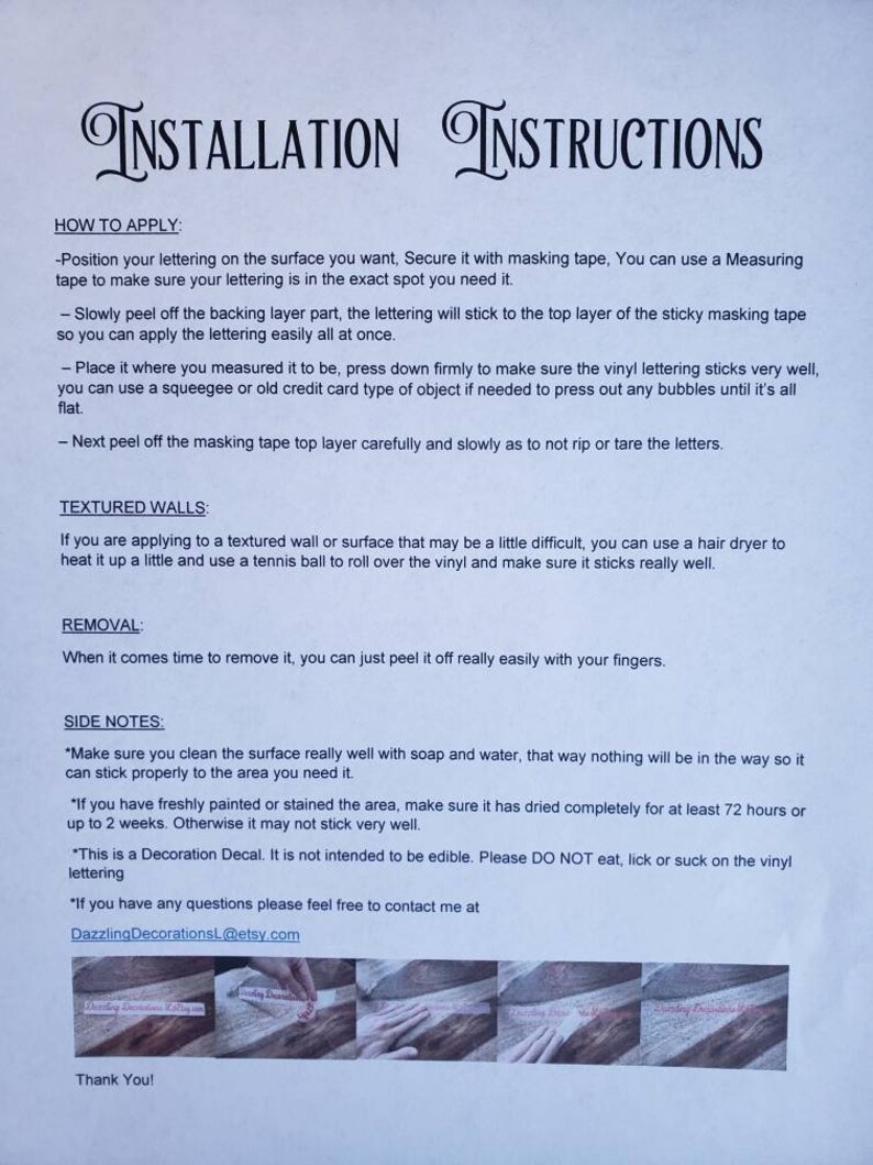 Custom Vinyl Decals / Personalized Names / Wall Quotes / Vinyl Etsy