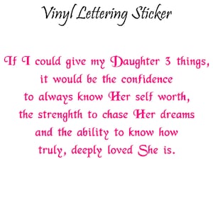 Courage Wall Decals for Daughters - Inspire Confidence, Strength and Self-Worth - Dream Big & Feel Loved