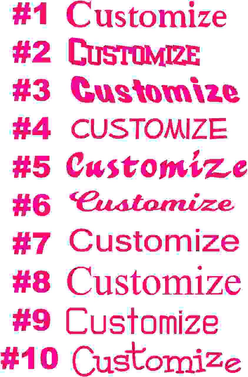 Custom vinyl / Personalized names / wall quotes / vinyl lettering dec…