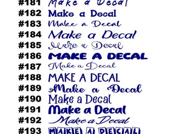 Small vinyl lettering for small projects and crafts, custom decals, DIY home decor, personalized, removable vinyl, kitchenaid mixer decals