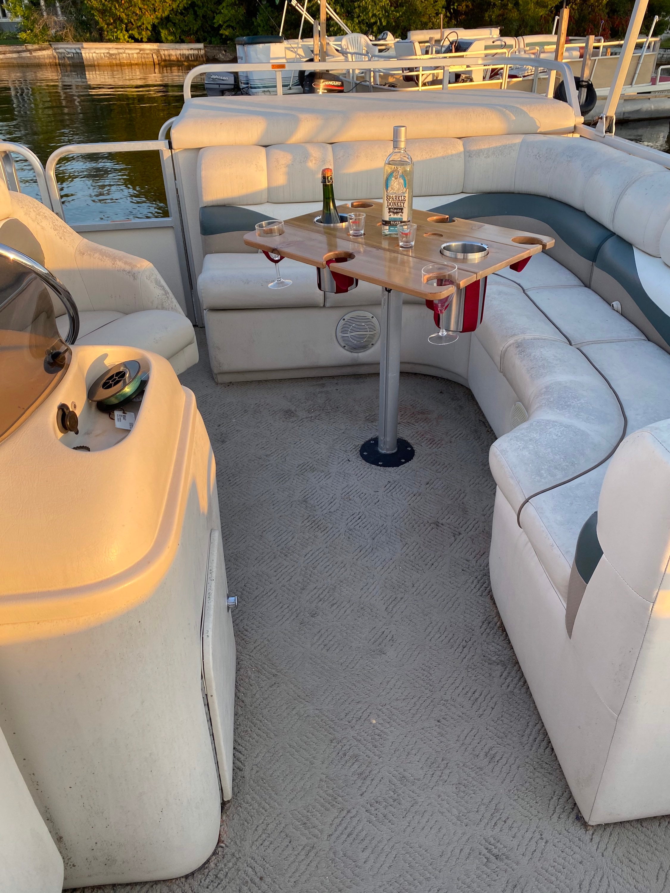 Pontoon Boat Drop Leaf Table Top